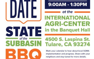 State of the Subbasin Save the Date